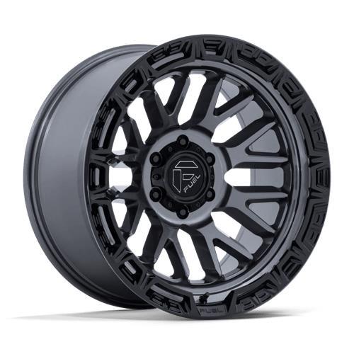 FC890 RAIL GLOSS GUNMETAL W/ GLOSS BLACK LIP 9x17 6/139,7 ET1 CB106.1 60°