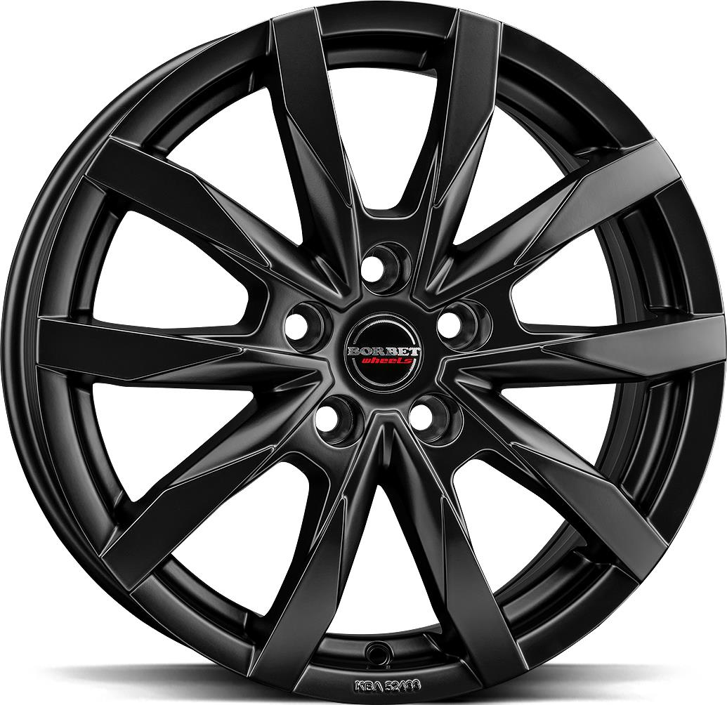 BORBET CW5 Black Matt 6x16 5/130 ET68 CB78.1 60°