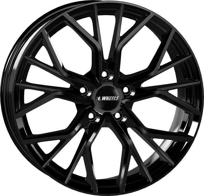 TIARA Gloss Black 8x18 5/108 ET45 60°