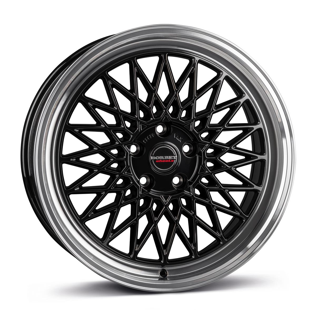BORBET B Black Rim Pol 8x17 5/112 ET45 CB66.5 60°
