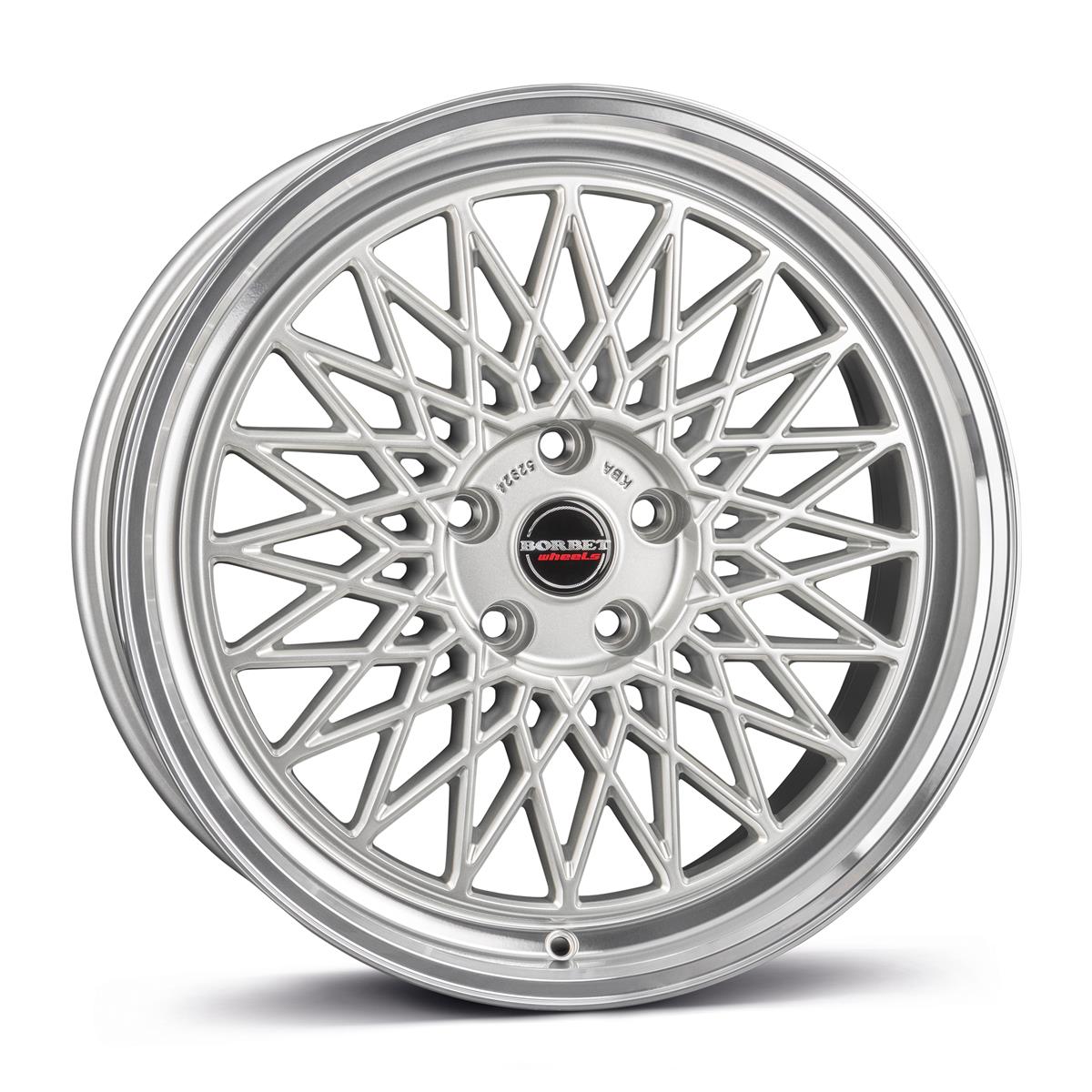 BORBET B Silv Rim Pol 8x18 5/112 ET30 CB66.5 60°