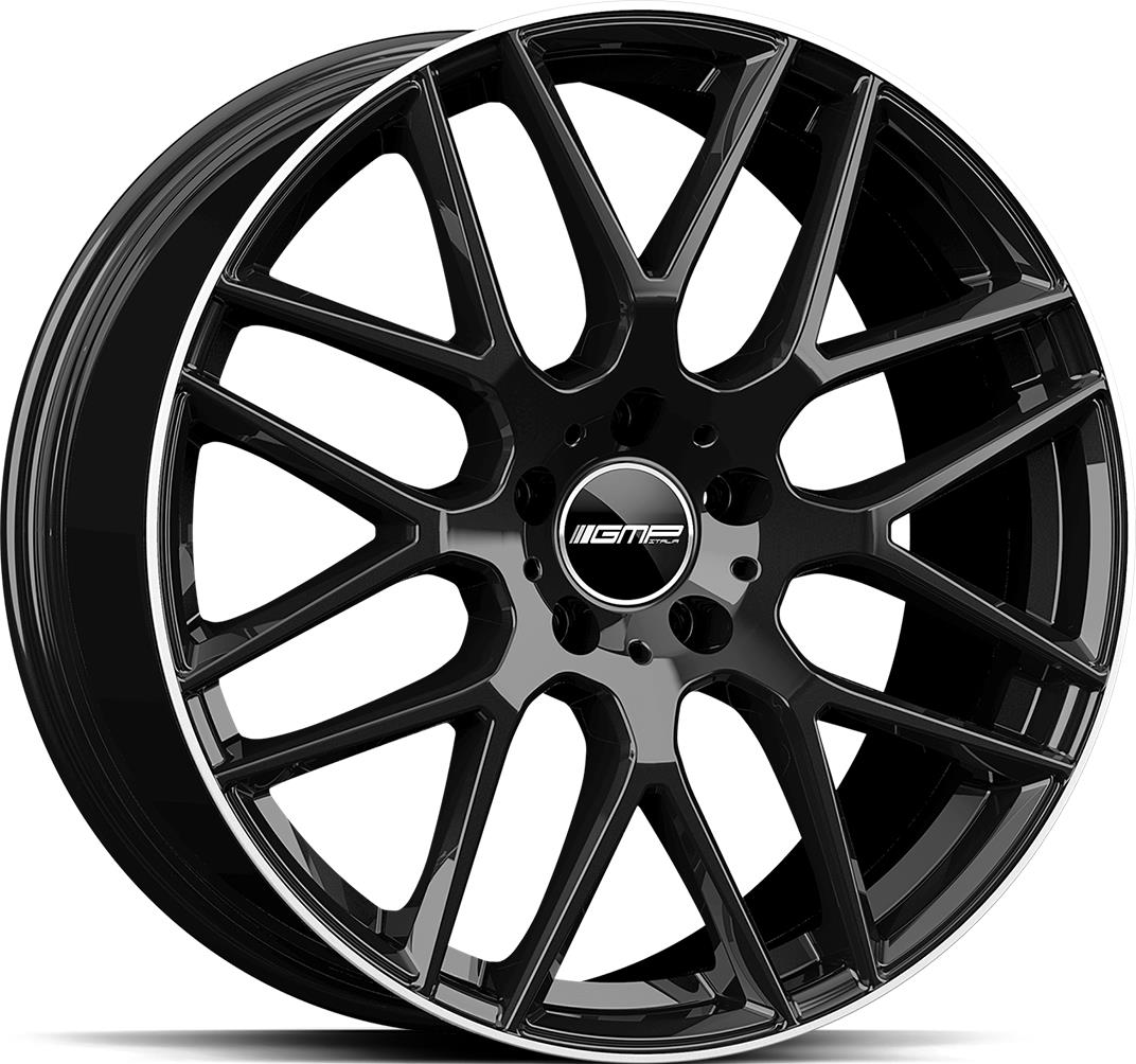 GMP Berghem Black Diam Lip 11,5x23 5/130 ET52 CB71.6 R14