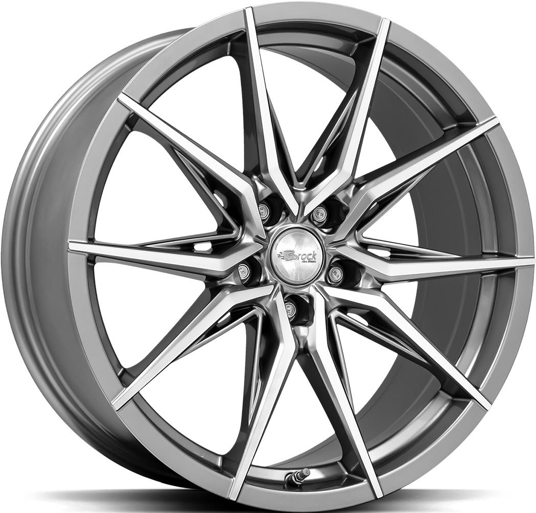 BROCK B42 Ferric Grey Pol 8,5x20 5/114,3 ET35 CB64.2 60°