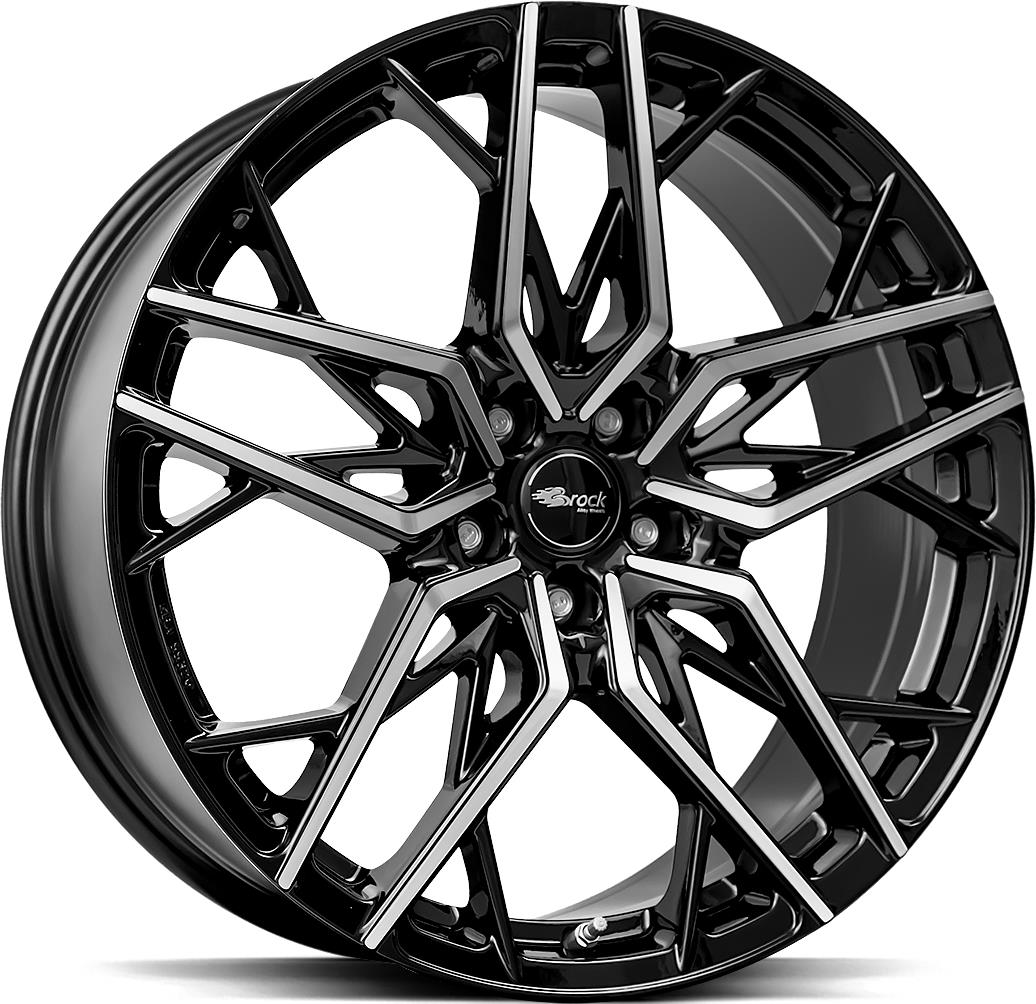 BROCK B44 Black Full Pol 8x18 5/120 ET34 CB72.6 60°