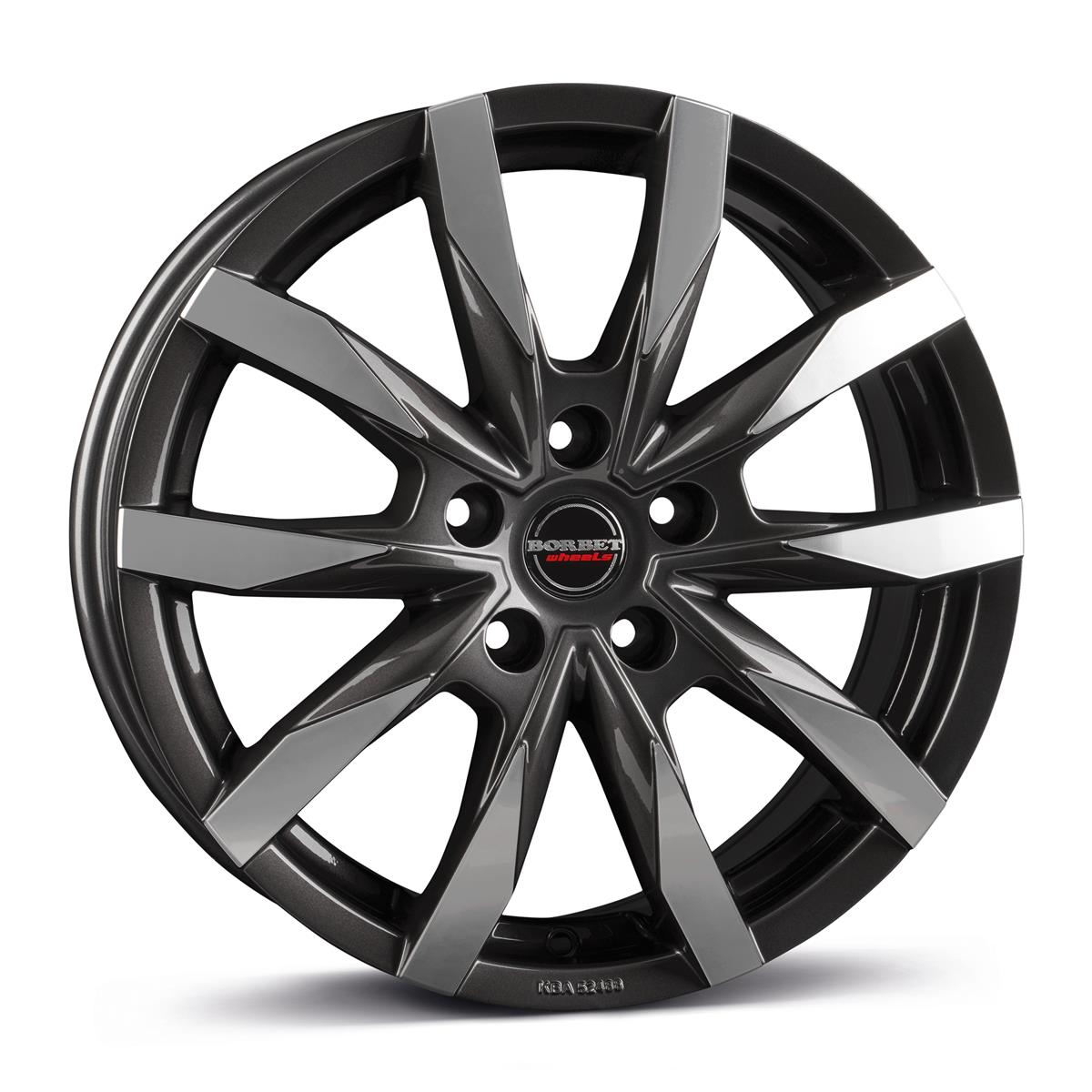 BORBET CW5 Mist Antracite Gloss Polis 7,5x18 5/120 ET53 CB65.1
