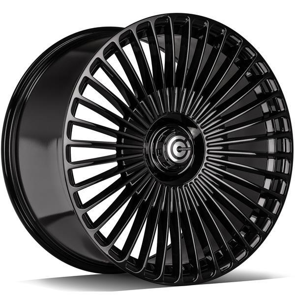 Hurricane Black Glossy 11x21 5/112 ET47 CB66.6 60°