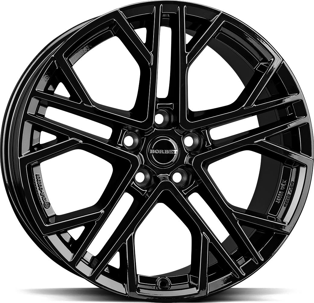 BORBET XV Black Gloss 9,5x19 5/114,3 ET44 CB70.6 60°