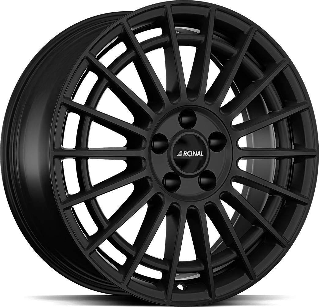 RONAL R73 Jet Black Mat 7,5x18 5/114,3 ET53 CB76.0 60°
