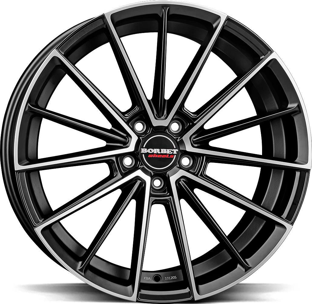 BORBET FB2DC Black Polished Matt 9x20 5/112 ET20 CB72.5 60°