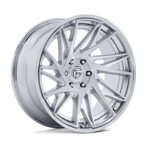 FC405 DYNAMO GLOSS SILVER W/ CHROME LIP & BRUSHED 9x20 6/139,7 ET1 CB106.1 60°