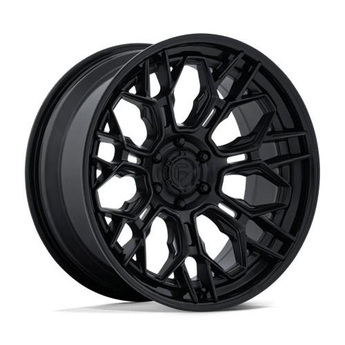FC409 HIVE MATTE BLACK W/ GLOSS BLACK LIP 9x20 6/135 ET1 CB87.1 60°