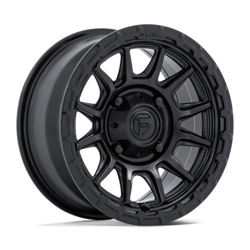 FV866 PISTON UTV MATTE BLACK W/ GLOSS BLACK LIP 7x15 4/110 ET10 CB79.4 60°