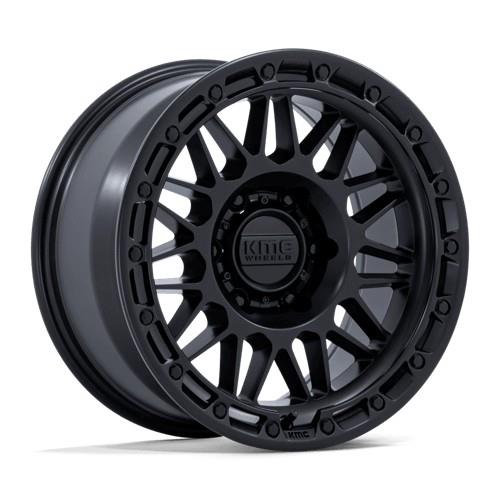 KM555 ATTACK MATTE BLACK 9x18 8/180 ET0 CB124.2 60°