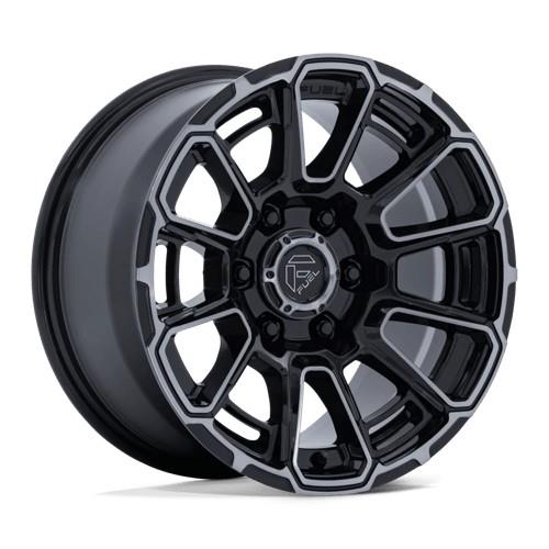 FC910 FOXHOUND GLOSS BLACK DARK TINTED CLEAR 9x20 6/135 ET1 CB87.1 60°