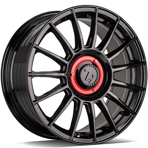 SCF-2 Black Glossy 7,5x17 5/108/114,3 ET40 CB73.1 60°
