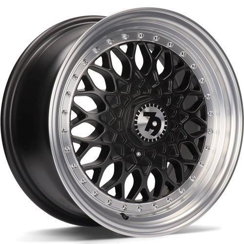 SV-E Matt Black Lip Polished 7x15 4/100/114,3 ET30 CB67.1 60°