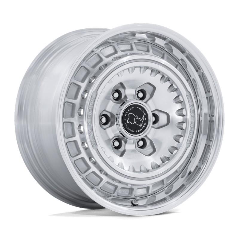BR601 BASTION GLOSS SILVER W/ MACHINED FACE POLISH 8,5x17 6/139,7 ET0 CB106.1 60°